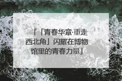 「青春华章·重走西北角」闪耀在博物馆里的青春力量