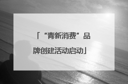 “青新消费”品牌创建活动启动