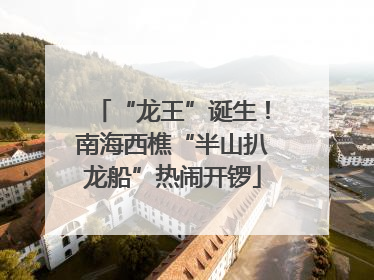 “龙王”诞生！南海西樵“半山扒龙船”热闹开锣