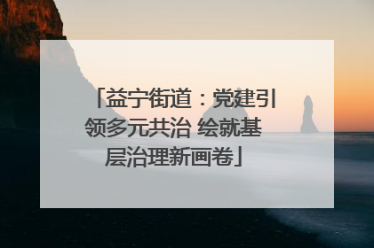益宁街道：党建引领多元共治 绘就基层治理新画卷