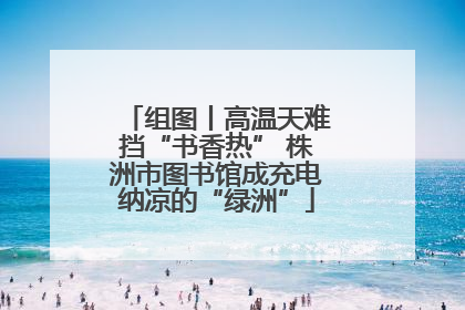 组图丨高温天难挡“书香热” 株洲市图书馆成充电纳凉的“绿洲”