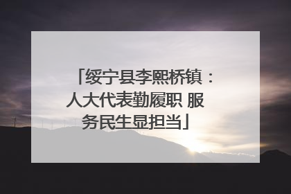 绥宁县李熙桥镇：人大代表勤履职 服务民生显担当