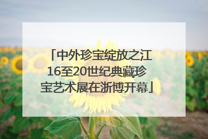 中外珍宝绽放之江 16至20世纪典藏珍宝艺术展在浙博开幕