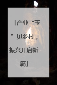 产业“玉”见乡村，振兴开启新篇