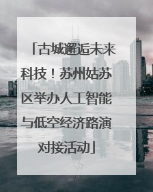 古城邂逅未来科技！苏州姑苏区举办人工智能与低空经济路演对接活动