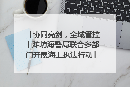 协同亮剑，全域管控丨潍坊海警局联合多部门开展海上执法行动