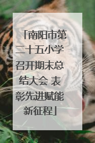 南阳市第二十五小学召开期末总结大会 表彰先进赋能新征程