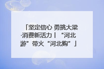 坚定信心 勇挑大梁·消费新活力丨“河北游”带火“河北购”