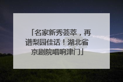 名家新秀荟萃，再谱梨园佳话！湖北省京剧院唱响津门