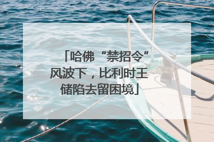 哈佛“禁招令”风波下，比利时王储陷去留困境