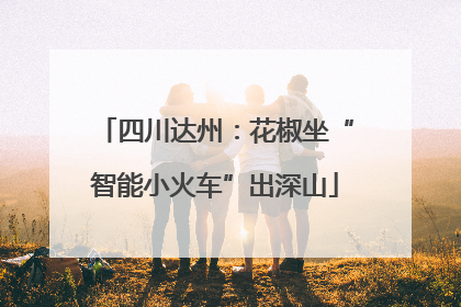 四川达州：花椒坐“智能小火车”出深山