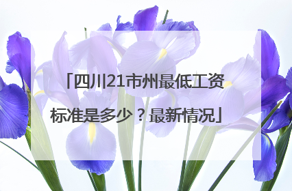 四川21市州最低工资标准是多少？最新情况