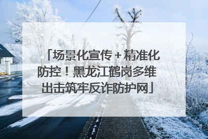 场景化宣传＋精准化防控！黑龙江鹤岗多维出击筑牢反诈防护网