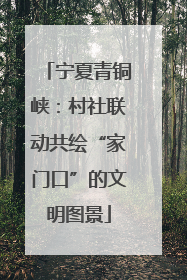 宁夏青铜峡：村社联动共绘“家门口”的文明图景
