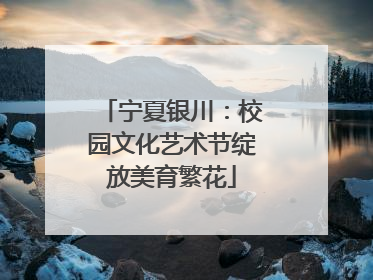 宁夏银川：校园文化艺术节绽放美育繁花