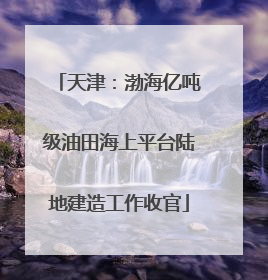 天津：渤海亿吨级油田海上平台陆地建造工作收官