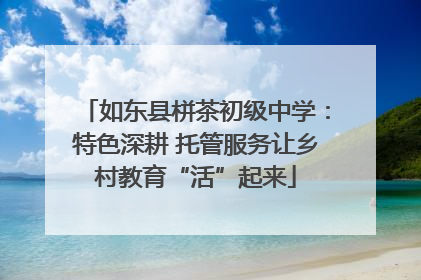 如东县栟茶初级中学：特色深耕 托管服务让乡村教育“活”起来