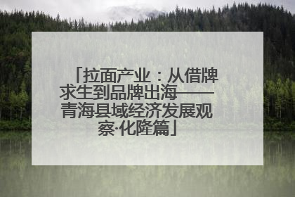 拉面产业：从借牌求生到品牌出海——青海县域经济发展观察·化隆篇