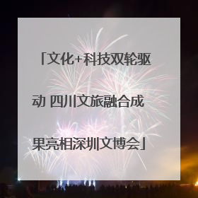 文化+科技双轮驱动 四川文旅融合成果亮相深圳文博会
