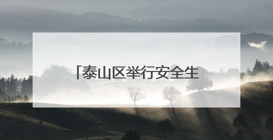 泰山区举行安全生产月新闻发布会：全力筑牢安全防线