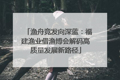 渔舟竞发向深蓝：福建渔业借渔博会解码高质量发展新路径