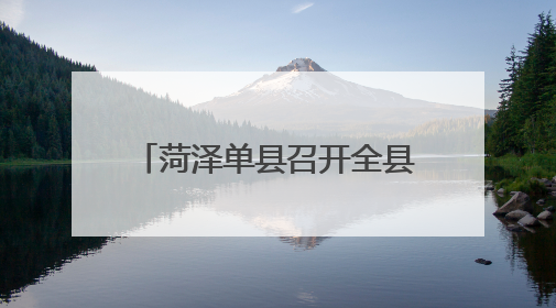 菏泽单县召开全县中医药护佑健康成长行动省级试点暨无偿献血工作会议