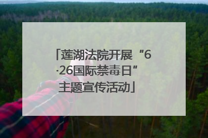 莲湖法院开展“6·26国际禁毒日”主题宣传活动