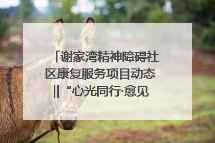 谢家湾精神障碍社区康复服务项目动态‖“心光同行·愈见美好——公益讲堂与健康义诊”活动