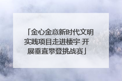 金心金意新时代文明实践项目走进楼宇 开展垂直攀登挑战赛