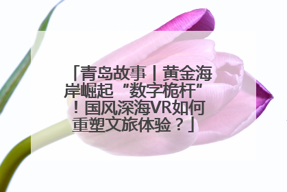 青岛故事丨黄金海岸崛起“数字桅杆”！国风深海VR如何重塑文旅体验？