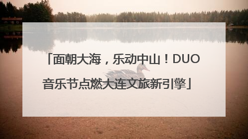 面朝大海，乐动中山！DUO音乐节点燃大连文旅新引擎