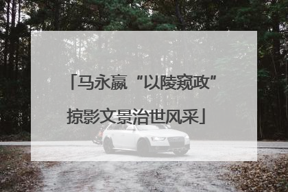 马永嬴“以陵窥政” 掠影文景治世风采
