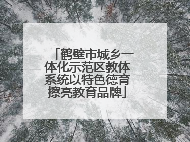 鹤壁市城乡一体化示范区教体系统以特色德育擦亮教育品牌